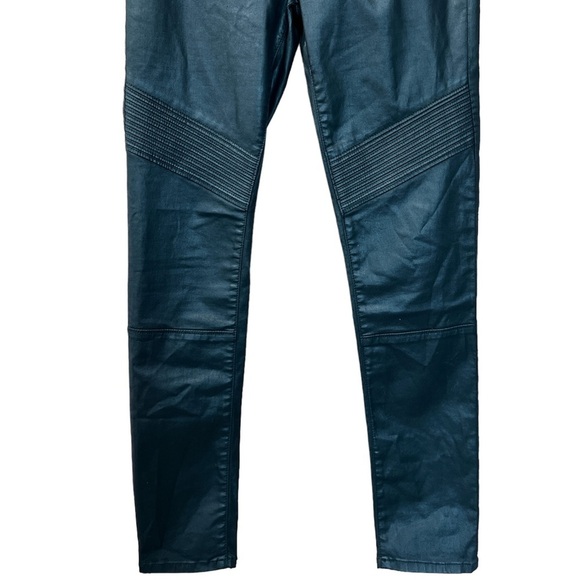 DL1961 DL Pro 360 Comfort Florence Instasculpt Moto Black Skinny Pants - Picture 4 of 11